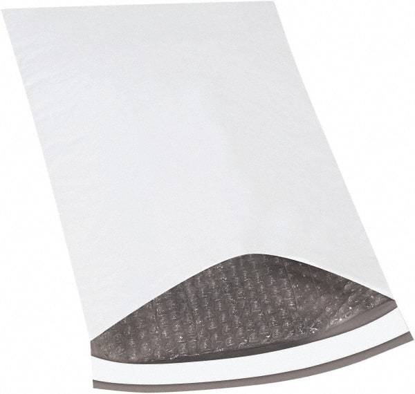 Made in USA - 16" Long x 10-1/2" Wide Peel-Off Self-Seal Padded Mailer - White - Americas Industrial Supply