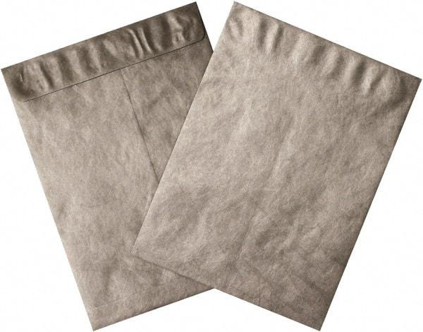 Dupont - 12" Long x 9" Wide Peel-Off Self-Seal Tyvek Flat Catalog Envelopes - Silver - Americas Industrial Supply
