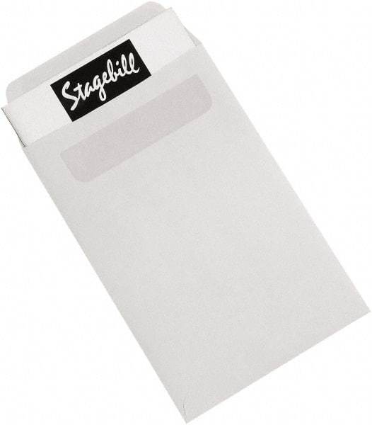 Made in USA - 9" Long x 6" Wide Self Seal White Catalog Envelope - White - Americas Industrial Supply