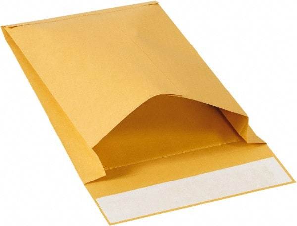 Made in USA - 12" Long x 9" Wide Peel-Off Self-Seal Natural Kraft Envelope - Kraft - Americas Industrial Supply