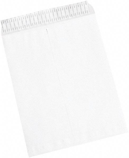 Made in USA - 15-1/2" Long x 12" Wide Peel-Off Self-Seal White Catalog Envelope - White - Americas Industrial Supply