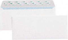 Made in USA - 9-1/2" Long x 4-1/8" Wide Peel-Off Self-Seal Plain White Envelope - White - Americas Industrial Supply