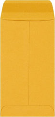 Made in USA - 6" Long x 3-3/8" Wide Gummed Flap Brown Kraft Envelope - Kraft - Americas Industrial Supply