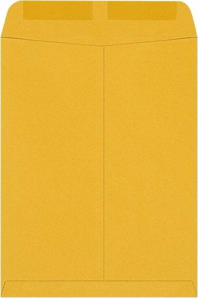 Made in USA - 12-1/2" Long x 9-1/2" Wide Gummed Flap Brown Kraft Envelope - Kraft - Americas Industrial Supply