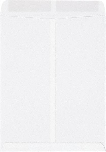 Made in USA - 13" Long x 10" Wide Gummed Flap White Catalog Envelope - White - Americas Industrial Supply