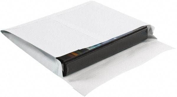 Made in USA - 16" Long x 12" Wide Peel-Off Self-Seal Expandable Envelope - White - Americas Industrial Supply