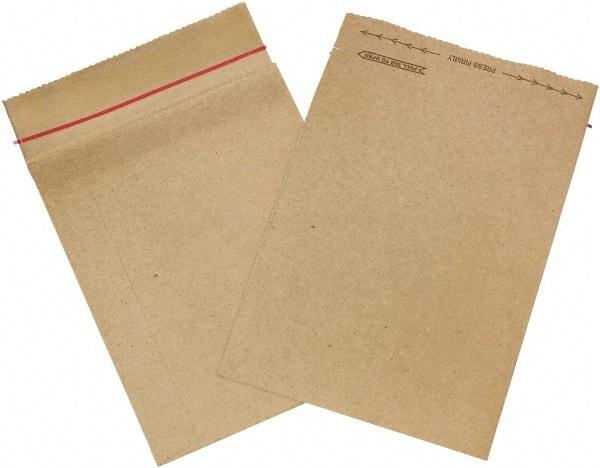 Made in USA - 10-1/2" Long x 8-1/2" Wide Self Seal Jiffy Rigi Bag Mailer - Kraft - Americas Industrial Supply