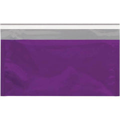 Value Collection - 10-1/4" Long x 6-1/4" Wide Peel-Off Self-Seal Metallic Mailer - Purple - Americas Industrial Supply