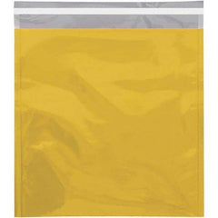 Value Collection - 13" Long x 10-3/4" Wide Peel-Off Self-Seal Metallic Mailer - Gold - Americas Industrial Supply