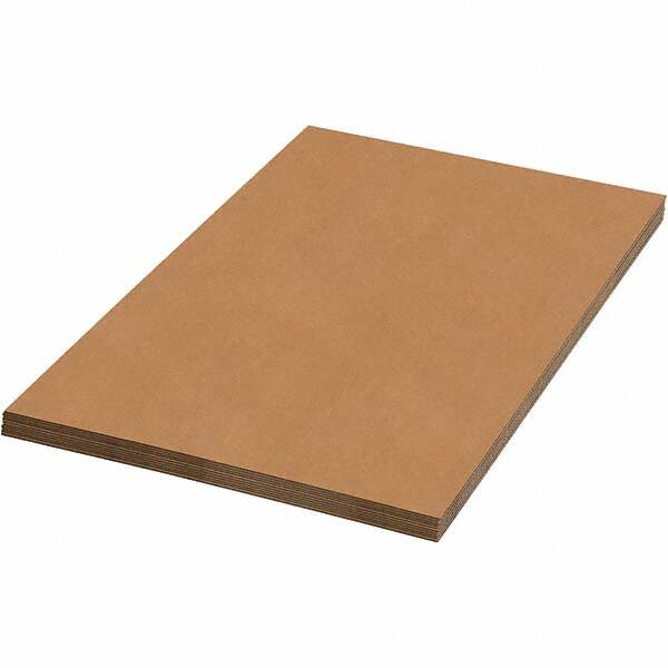 Made in USA - 96" Long x 36" Wide Corrugated Sheet - Kraft - Americas Industrial Supply