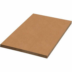 Made in USA - 96" Long x 36" Wide Corrugated Sheet - Kraft - Americas Industrial Supply