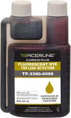Spectroline - 8 oz Bottle Yellow Automotive Leak Detection Dye - For Engine Oil (Gasoline & Diesel), Power Steering, Automatic Transmission, Fuel (Gasoline & Diesel), Hydraulics - Americas Industrial Supply