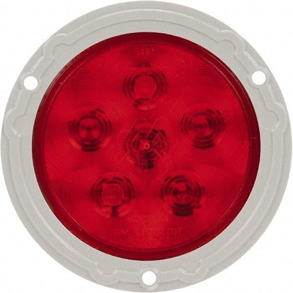 Truck-Lite - 4" Long, Red LED Stop, Turn & Tail Light - 12 Volts, Includes LED Light, Plug - Americas Industrial Supply