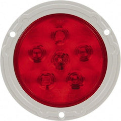 Truck-Lite - 4" Long, Red LED Stop, Turn & Tail Light - 12 Volts, Includes LED Light, Plug - Americas Industrial Supply