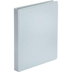 UNIVERSAL - 175 Sheet Capacity, 8-1/2 x 11", View Ring Binder - Polypropylene, White - Americas Industrial Supply