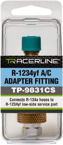 Spectroline - Low Side Automotive A/C Service Coupler - Yellow Actuator - Americas Industrial Supply