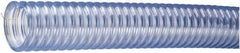 Kuriyama of America - 1-1/2" ID x 1.93" OD, 50 Max psi, 28 In. Hg, Dry Material Handling & Transfer Hose - PVC with Grounding Wire, -4 to 150°F, 3" Bend Radius, 100' Coil Length, Transparent - Americas Industrial Supply