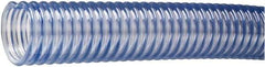 Kuriyama of America - 3" ID x 3.64" OD, 40 Max psi, 28 In. Hg, Dry Material Handling & Transfer Hose - PVC, -4 to 150°F, 6" Bend Radius, 50' Coil Length, Transparent - Americas Industrial Supply