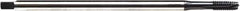 Emuge - M8x1.25 Metric, 3 Flute, NE2 Finish Cobalt, Spiral Point, Extension Pulley Tap - Plug Chamfer, 7.1" OAL, 25/32" Thread Length, 6H Class of Fit - Americas Industrial Supply