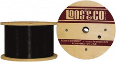 Loos & Co. - 1/8" x 3/32" Diam, Steel Wire Rope - 920 Lb Breaking Strength, 7 x 7, Vinyl Coating - Americas Industrial Supply