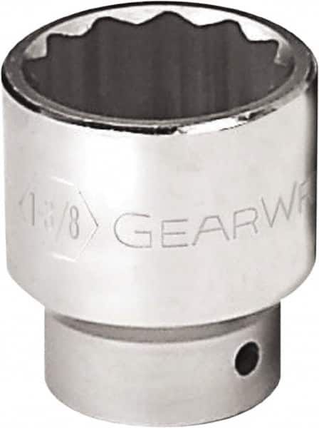 GearWrench - 1-5/16", 3/4" Drive, Standard Hand Socket - 12 Points, 2-3/16" OAL, Alloy Steel, Chrome Finish - Americas Industrial Supply