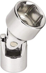 GearWrench - 1/4" Drive, Standard Hand Socket - 6 Points, 1-3/8" OAL, Alloy Steel, Chrome Finish - Americas Industrial Supply