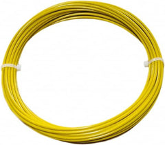 Loos & Co. - 3/16" x 1/8" Diam, Galvanized Steel Wire Rope - 2,000 Lb Breaking Strength, 7 x 19, Vinyl Coating - Americas Industrial Supply