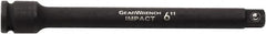 GearWrench - 1/4" Drive Impact Socket Extension - 4" OAL, Black Finish - Americas Industrial Supply