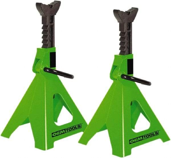 OEM Tools - 12,000 Lb Capacity Jack Stand - 15-3/4 to 24-3/8" High - Americas Industrial Supply