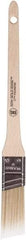 Wooster Brush - 1" Angled Polyester Angular Brush - 2-3/16" Bristle Length, 6" Wood Fluted Handle - Americas Industrial Supply