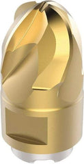 Seco - MP10 Grade F40M Carbide Ball Nose Milling Tip Insert - TiAIN/TiN Finish, 4 Flutes, 10mm Cutting Diam, 7mm Depth of Cut, 16mm Extension - Americas Industrial Supply