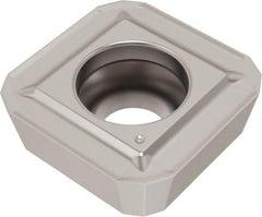 Seco - SPGX1504 MC Grade DS4050 Carbide Indexable Drill Insert - TiAlN/NbN Finish, Square, 5/8" Inscribed Circle - Americas Industrial Supply