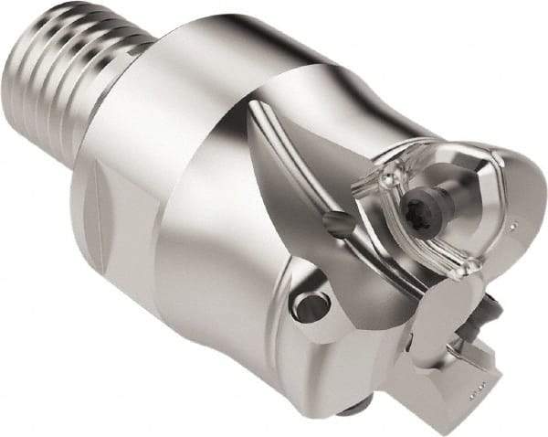 Seco - 25.6mm Cut Diam, 1.8mm Max Depth, M20 Modular Connection Indexable High-Feed End Mill - Screw Holding Method, 218.21-.. Insert, R217.21 Toolholder, Through Coolant - Americas Industrial Supply
