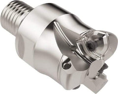 Seco - 25.6mm Cut Diam, 1.8mm Max Depth, M20 Modular Connection Indexable High-Feed End Mill - Screw Holding Method, 218.21-.. Insert, R217.21 Toolholder, Through Coolant - Americas Industrial Supply