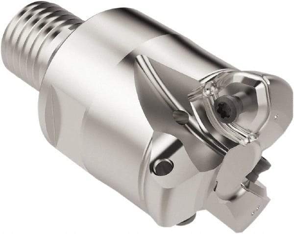 Seco - 27.6mm Cut Diam, 1.8mm Max Depth, M20 Modular Connection Indexable High-Feed End Mill - Screw Holding Method, 218.21-.. Insert, R217.21 Toolholder, Through Coolant - Americas Industrial Supply