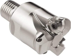 Seco - 27.6mm Cut Diam, 1.8mm Max Depth, M20 Modular Connection Indexable High-Feed End Mill - Screw Holding Method, 218.21-.. Insert, R217.21 Toolholder, Through Coolant - Americas Industrial Supply