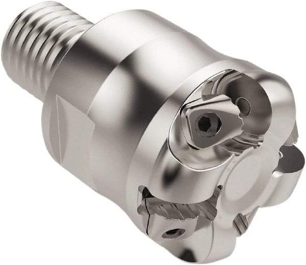 Seco - 27.34mm Cutting Diam, 6mm Max Depth of Cut, Combimaster Indexable Copy End Mill - 4 Inserts, RN..1204 Insert, R217.26 Toolholder, Steel, Through Coolant - Americas Industrial Supply