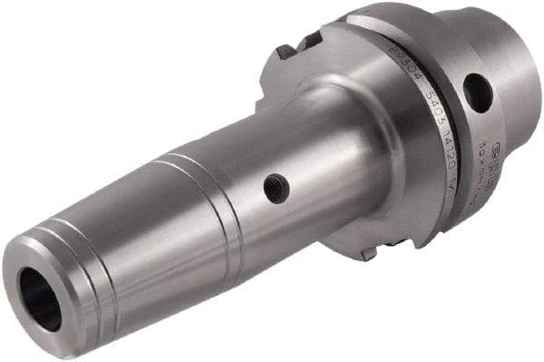 Seco - 16mm Hole Diam, HSK63A Taper Shank Shrink Fit Tool Holder & Adapter - 134mm Projection, 27mm Nose Diam, 39mm Clamping Depth, Through Coolant - Exact Industrial Supply