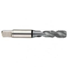 M10x1.5 6H 2-Flute Cobalt Black Ring Semi-Bottoming 45 degree Spiral Flute Tap-MolyGlide - Americas Industrial Supply