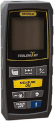 General - 100' Range, Laser Distance Finder - AAA Batteries Required, Accurate to 1/8", Comes with 2 AAA Batteries - Americas Industrial Supply