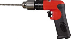 Sioux Tools - 1/4" Keyed Chuck - Pistol Grip Handle, 3,600 RPM, 12 LPS, 0.5 hp, 90 psi - Americas Industrial Supply