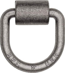 Buyers Products - Steel D-Ring with Integral Bracket - 4-1/2" Long, Gray, For Use with Cargo Control - Americas Industrial Supply
