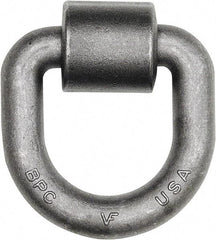 Buyers Products - Steel D-Ring with Integral Bracket - 5" Long, Gray, For Use with Cargo Control - Americas Industrial Supply