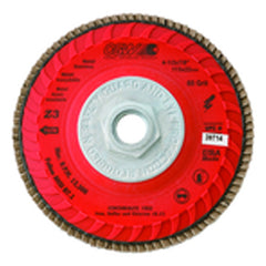 4 1/2″ × 5/8-11″ Z3 - 80 Grit - Compact Trimmable Premium Zirconia Z3 Flap Disc - Americas Industrial Supply