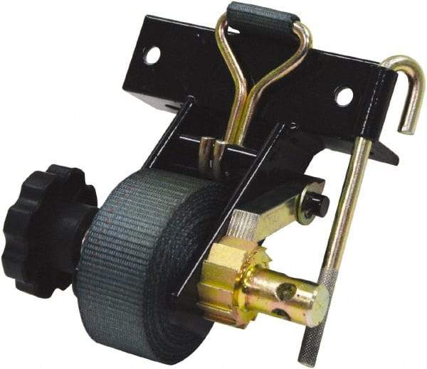 Buyers Products - Steel Rack Strap - 3-3/4" Long, Black, For Use with Rectangular or Square Tubing Racks - Americas Industrial Supply