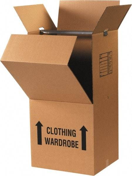 Made in USA - Moving & Box Kits Kit Type: Wardrobe Box Number of Boxes: 3 - Americas Industrial Supply