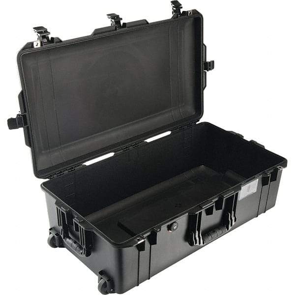 Pelican Products, Inc. - 18-13/32" Wide x 11-1/64" High, Aircase w/Wheels - Black - Americas Industrial Supply