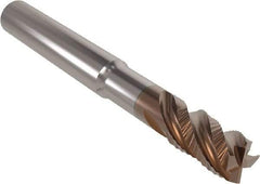 Seco - 8mm, 4 Flute, Single End, Solid Carbide, Corner Chamfer End Mill - 69mm OAL, 38° Helix, Right Hand Flute, 18mm LOC, Right Hand Cut - Americas Industrial Supply