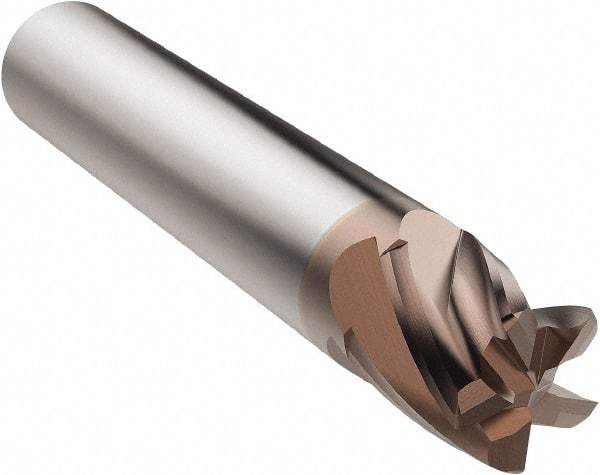 Seco - 10mm, 5 Flute, Single End, Solid Carbide, 0.5mm Corner Radius End Mill - 66mm OAL, 30° Helix, Right Hand Flute, 10mm LOC, Right Hand Cut - Americas Industrial Supply