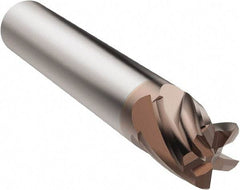 Seco - 10mm, 5 Flute, Single End, Solid Carbide, 0.5mm Corner Radius End Mill - 66mm OAL, 30° Helix, Right Hand Flute, 10mm LOC, Right Hand Cut - Americas Industrial Supply